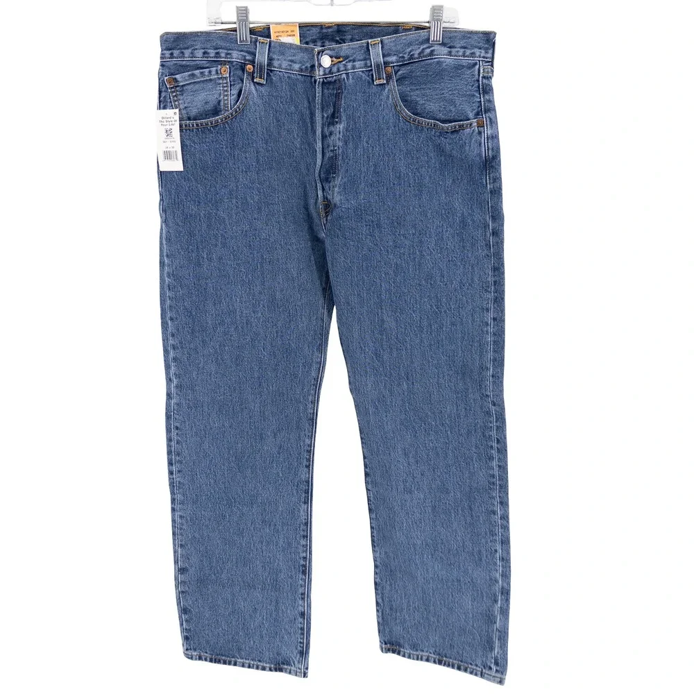 VTG NWT Deadstock Levis Mens‎ 38x30 501 Original Fit Jeans Blue Button Fly Y2K